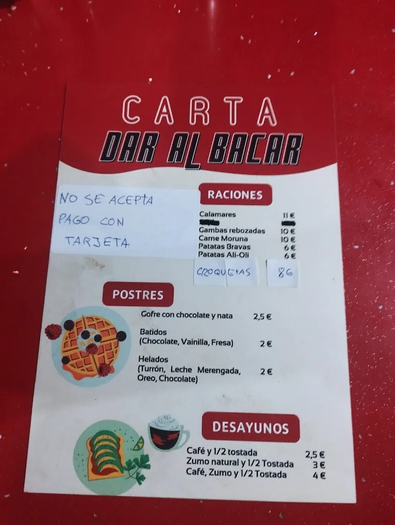 Menu_Bar Dar Al Bacar_Caracuel de Calatrava_image_2