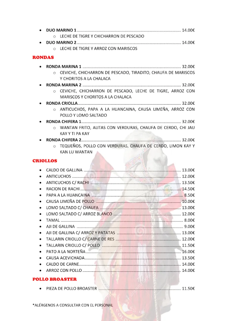 Menu_Chifa Peruano El Chalan del Norte_Chillón_image_1