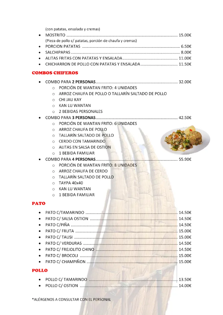 Menu_Chifa Peruano El Chalan del Norte_Chillón_image_4