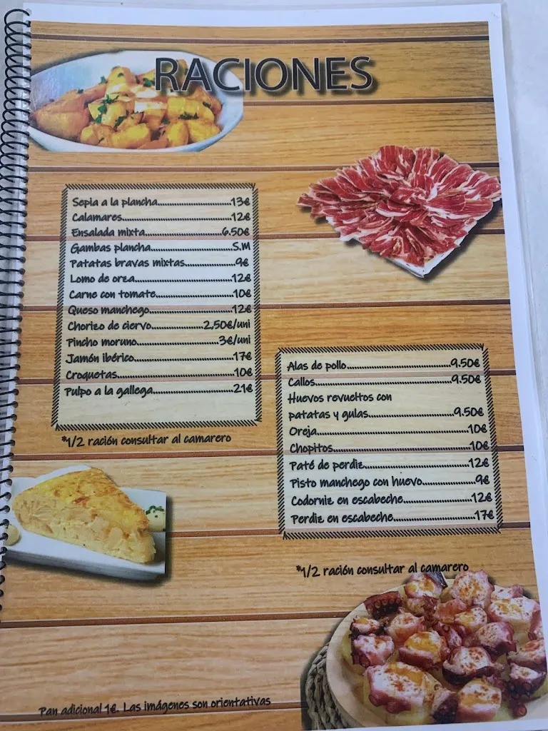 Menu_Restaurante La cabaña_Castellar de Santiago_immagine_1