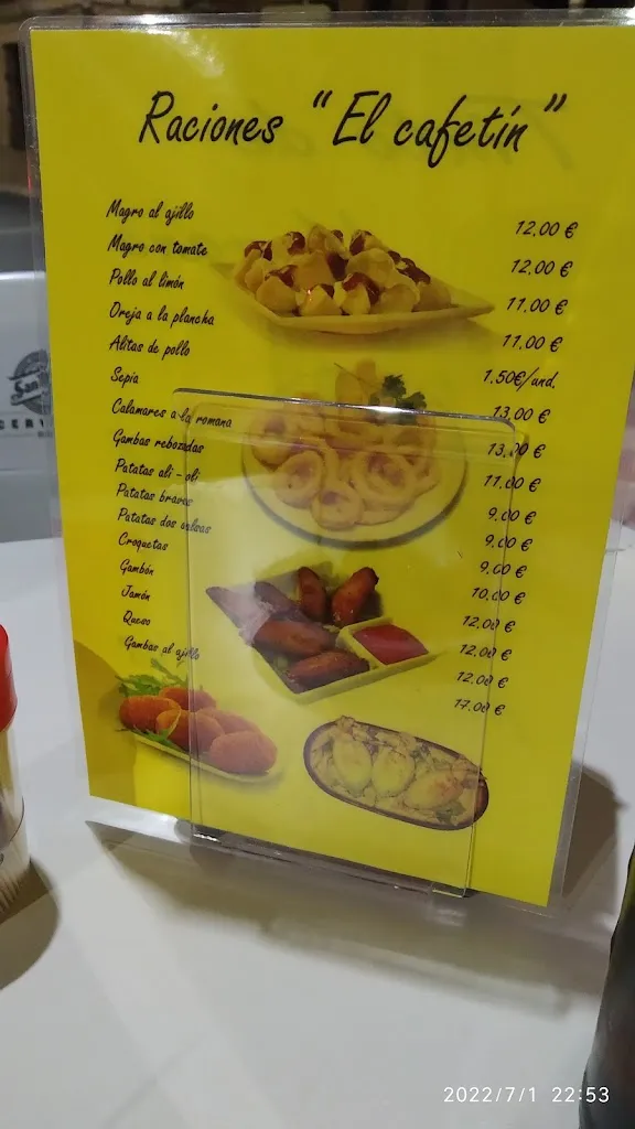 Menu_Bar El Cafetín_Fernán Caballero_image_1