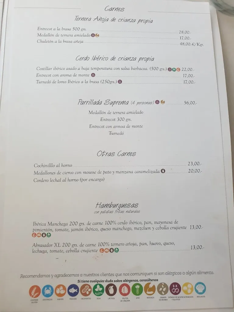 Menu_Restaurante Abrasador El Rincón Del Cerrillo_Cortijos Los_image_1