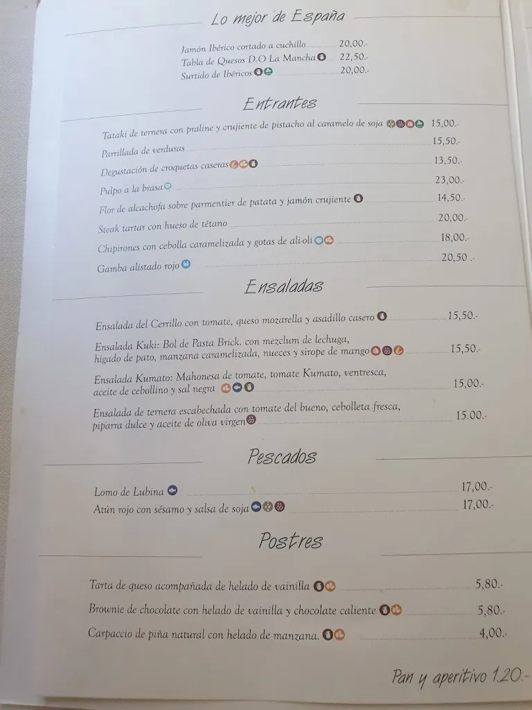 Menu_Restaurante Abrasador El Rincón Del Cerrillo_Cortijos Los_image_2