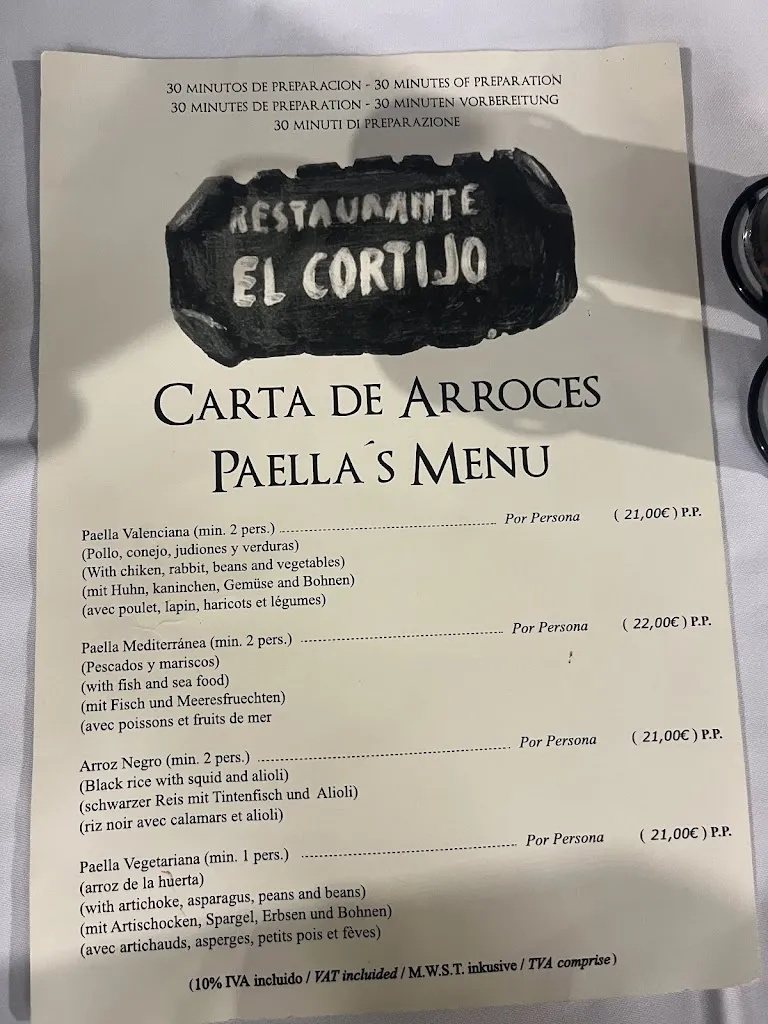 Menu_Restaurant El Cortijo_Cortijos Los_image_1