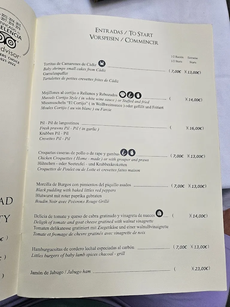 Menu_Restaurant El Cortijo_Cortijos Los_image_4