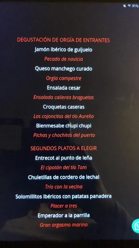 Menu_El Cortijo de los Locos - Despedidas de soltera en Madrid - Despedidas de soltero_Cortijos Los_image_1