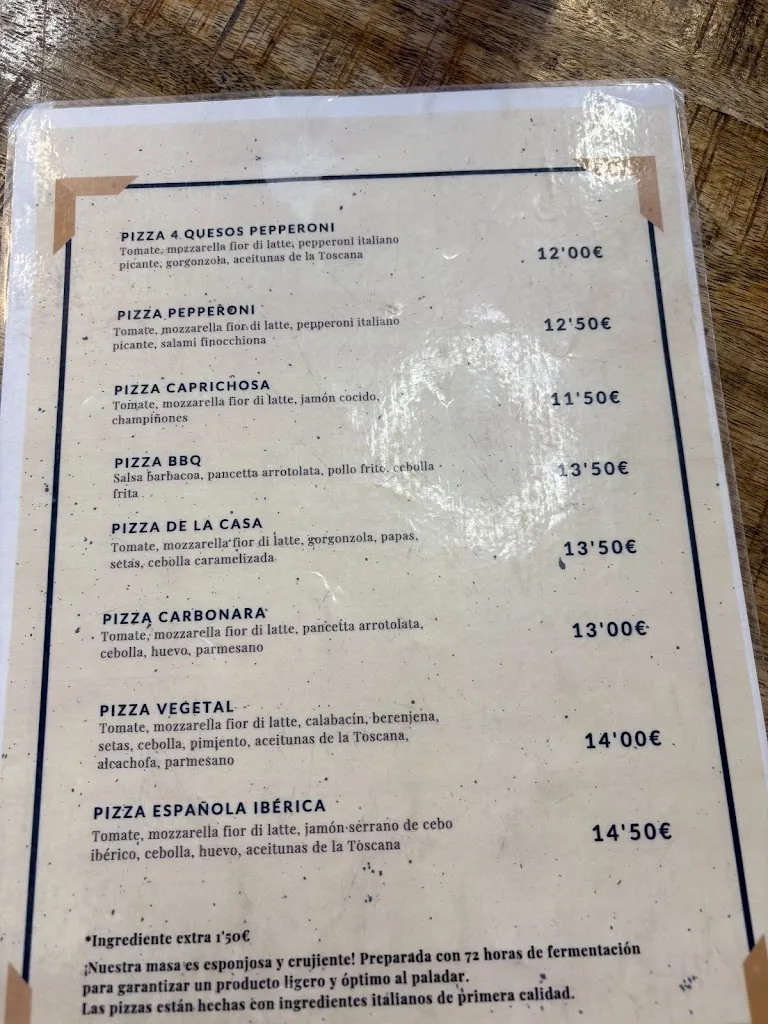 Menu_Pizzería Fuencaliente_Fuencaliente_image_3