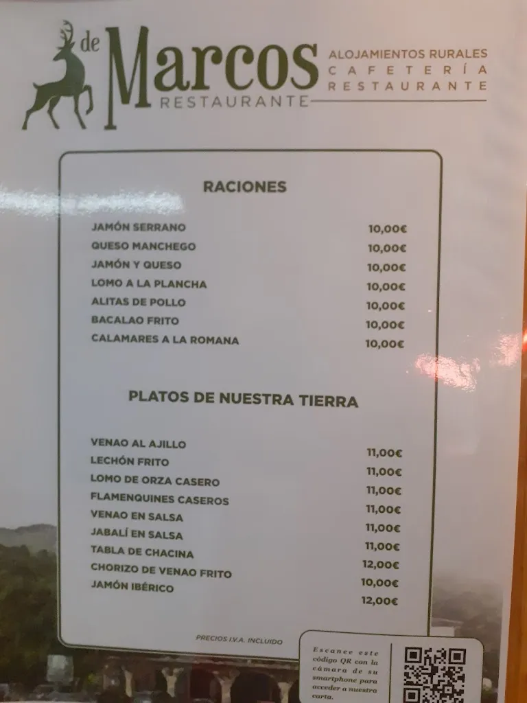 Menü_Restaurante de Marcos_Fuencaliente_Bild_4