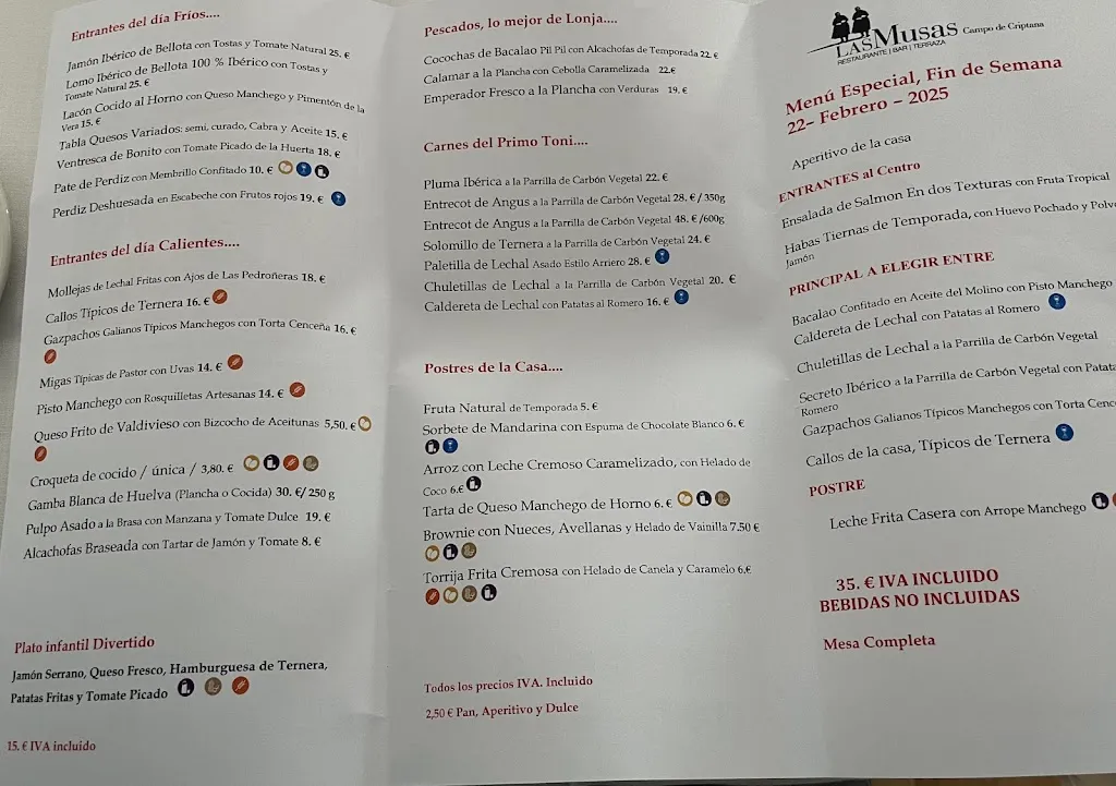 Menu_Restaurante Las Musas_Campo de Criptana_image_3