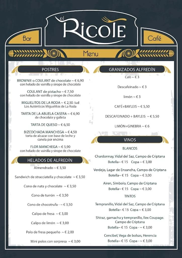 Menu_Restaurante el Ricote_Campo de Criptana_image_2
