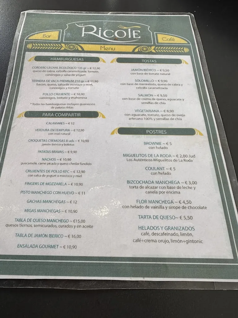 Menu_Restaurante el Ricote_Campo de Criptana_image_4