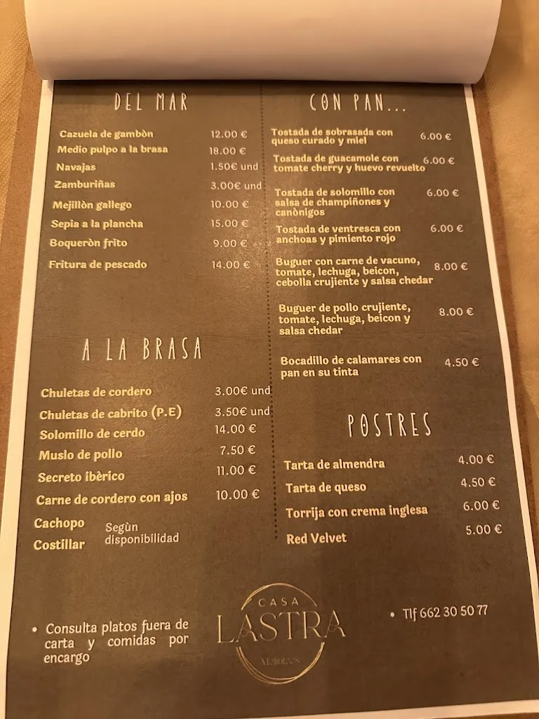 Menu_Restaurante CASA LASTRA_Molinicos_image_1