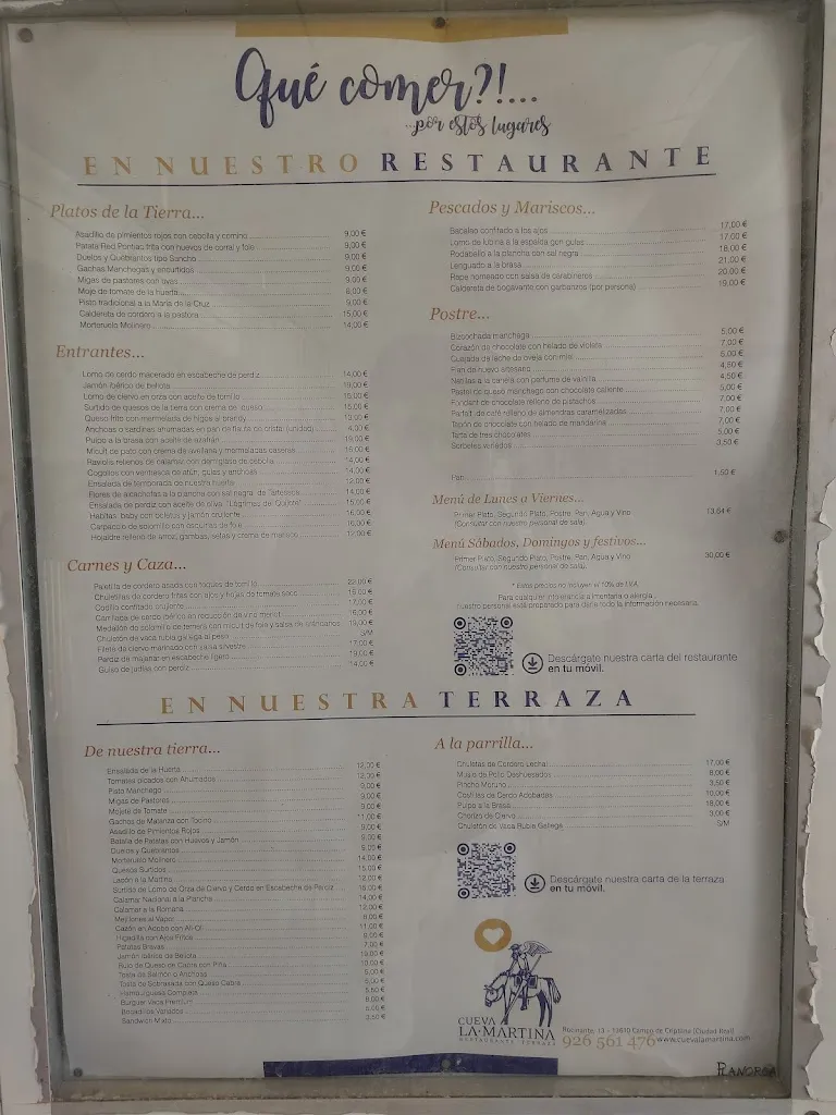 Menu_Restaurante Cueva La Martina_Campo de Criptana_image_1