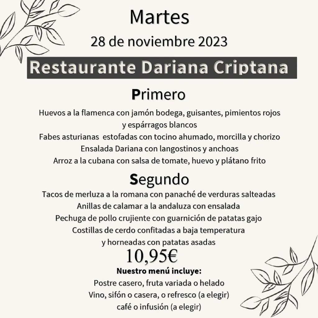Menu_Restaurante Dariana Criptana_Campo de Criptana_image_3