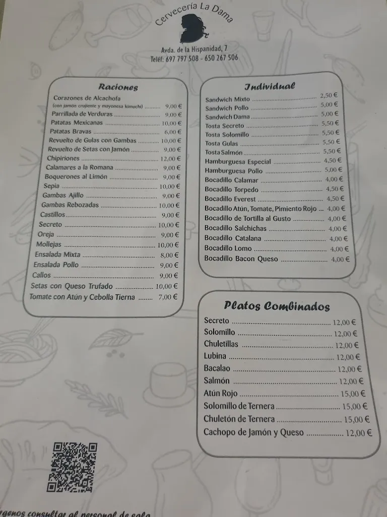 Menu_Cerveceria La Dama| Recomendado_Campo de Criptana_image_2