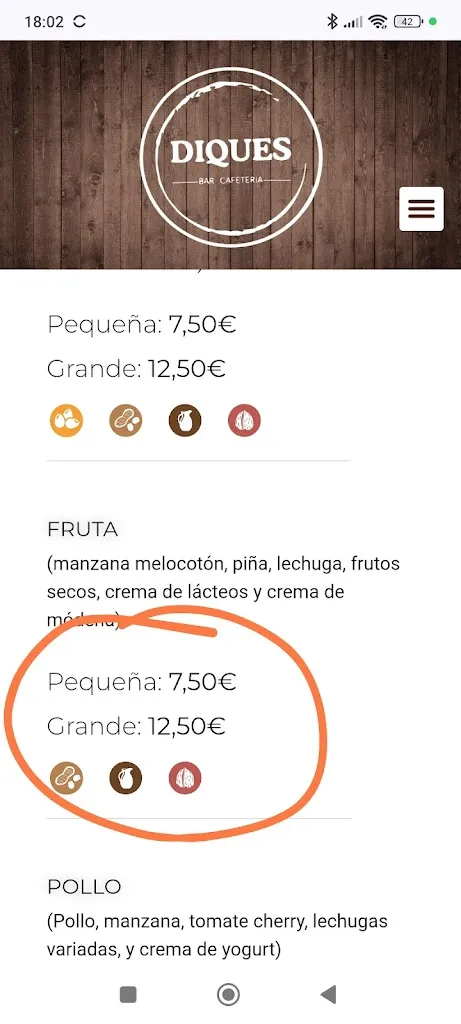 Menu_Bar Restaurante Diques_Campo de Criptana_image_1