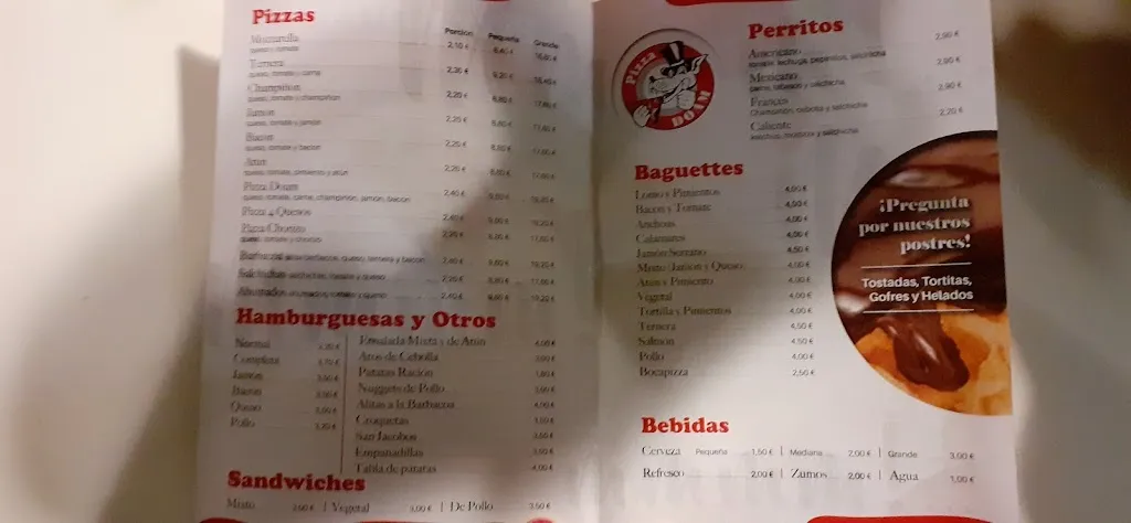 Menu_Pizza Doam_Campo de Criptana_immagine_2