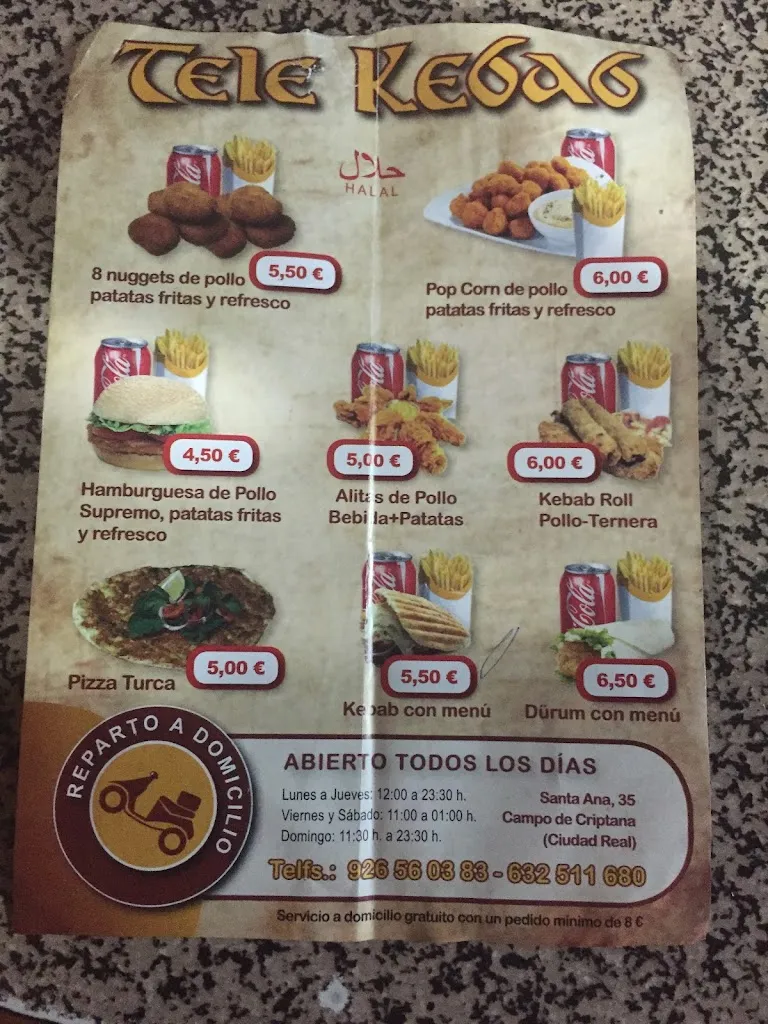 Menu_Tele kebab_Campo de Criptana_image_4