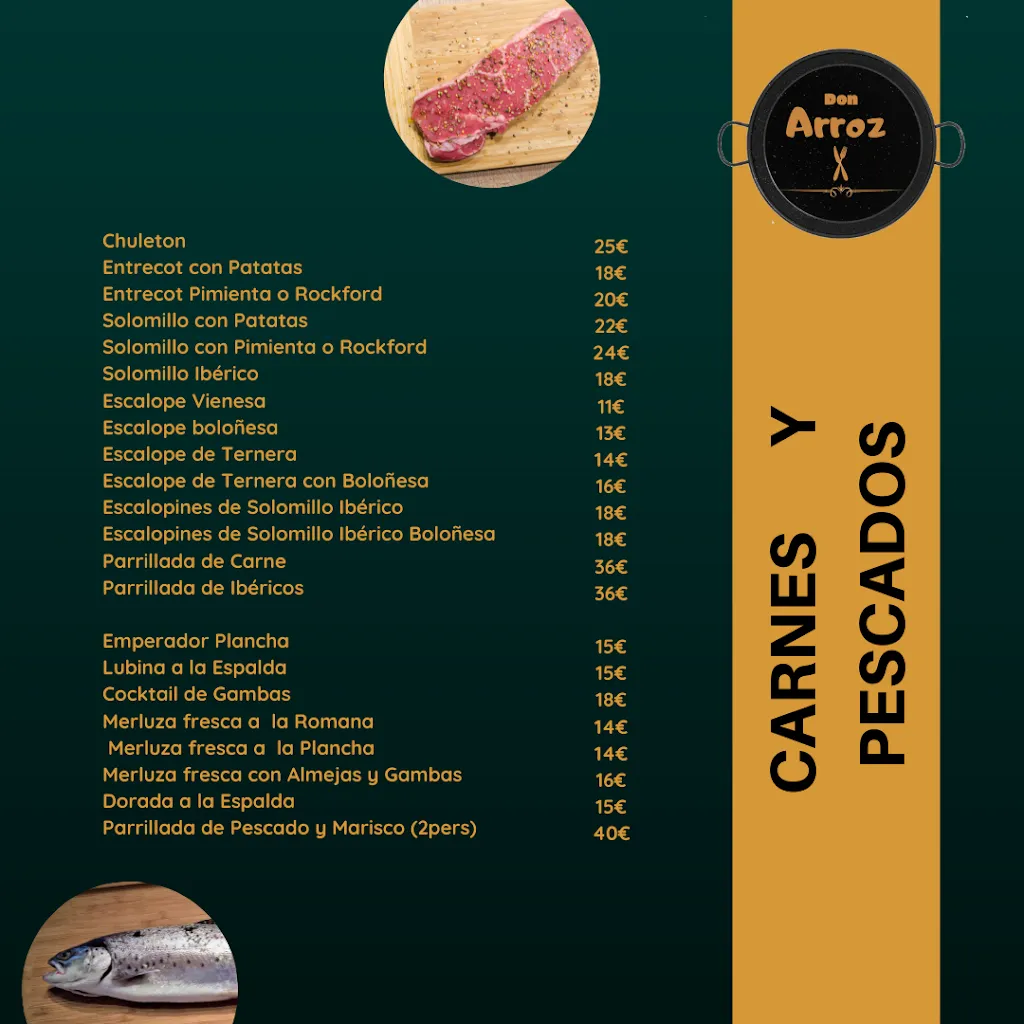 Menu_Restaurante Don Arroz_Horcajo de los Montes_image_1