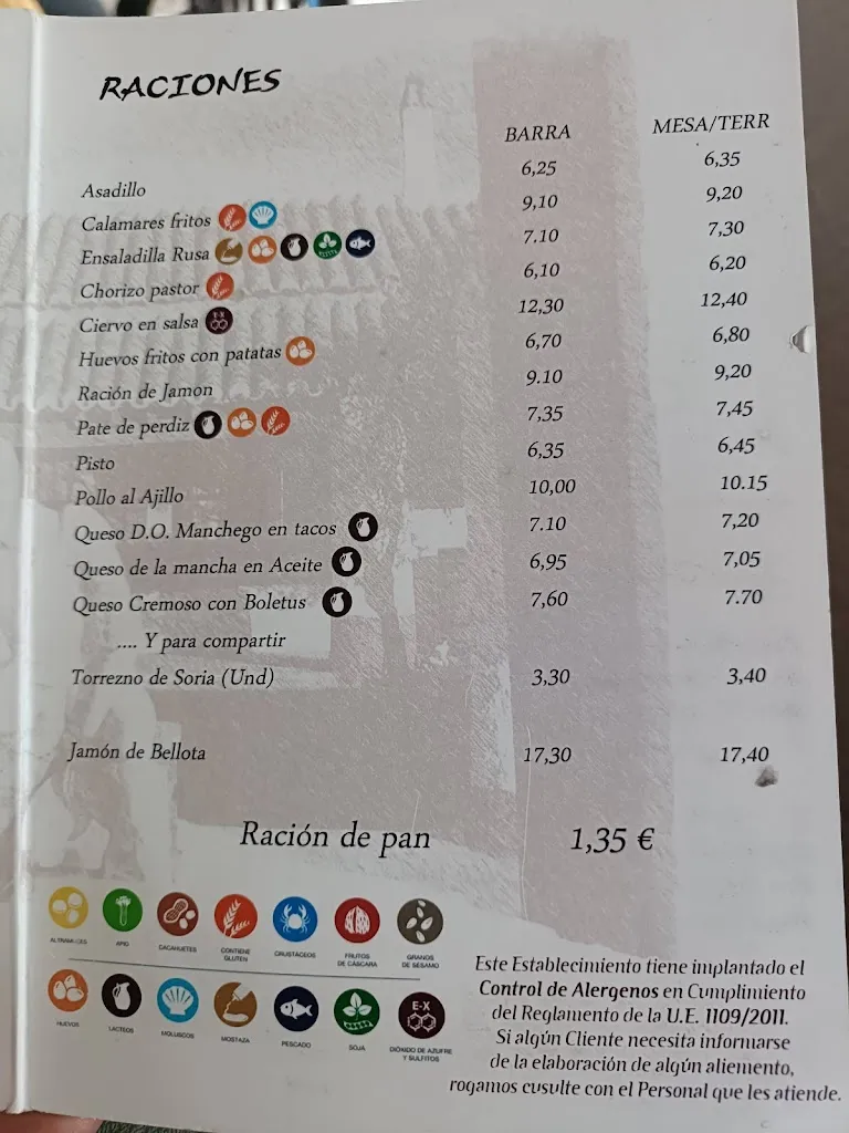 Menu_Aprisco de Puerto Lapice_Labores Las_immagine_1