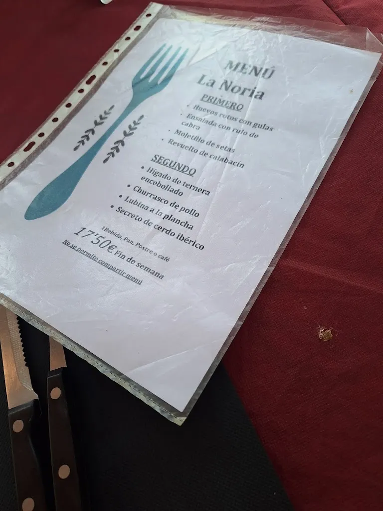 Menu_Bar la Noria_Labores Las_image_2