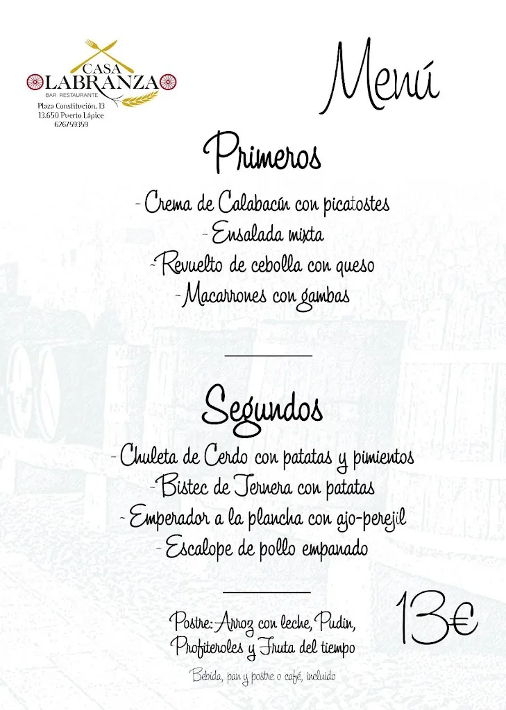 Menü_Casa Labranza_Labores Las_Bild_1