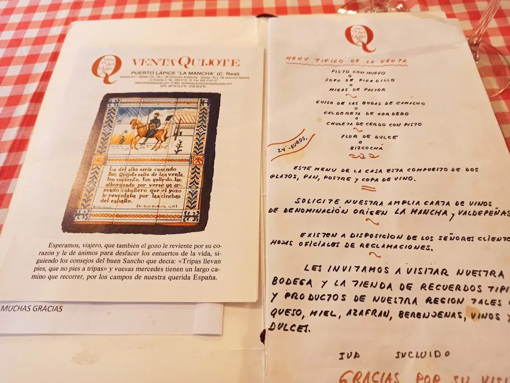 Menu_Venta del Quijote 唐吉訶德客棧_Labores Las_immagine_4