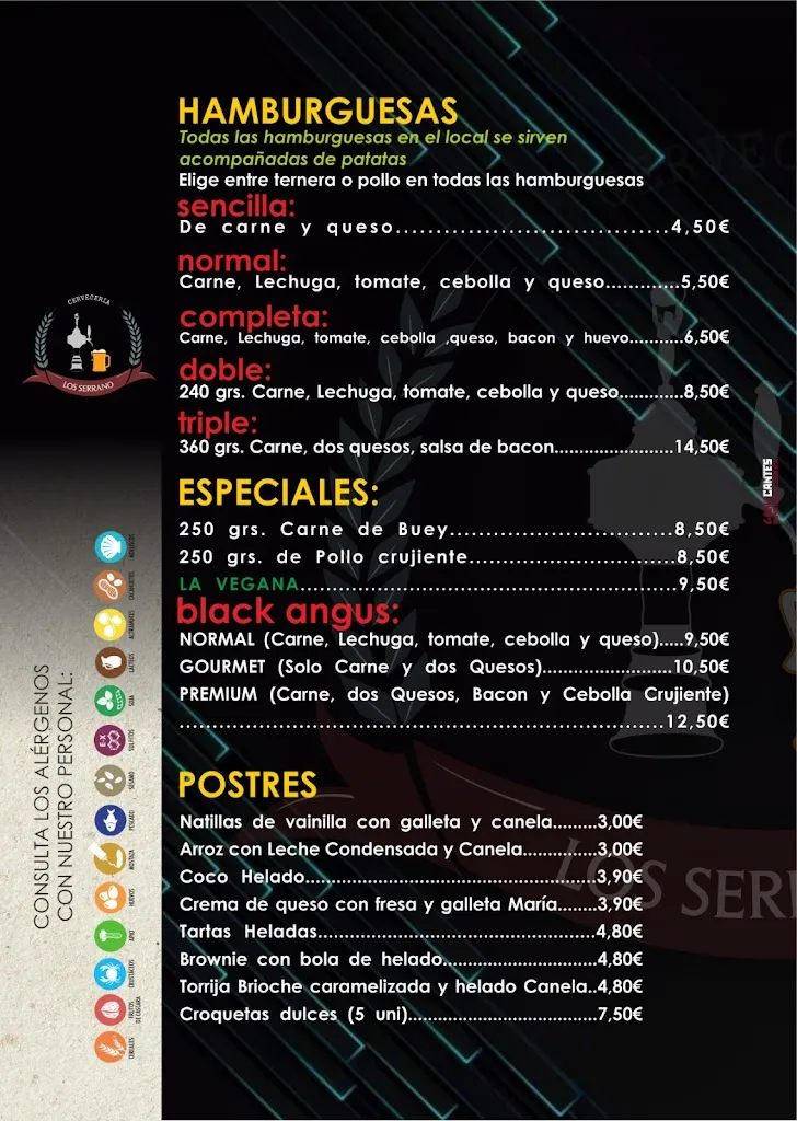 Menu_Bar Cervecería Serrano SC_Herencia_image_1