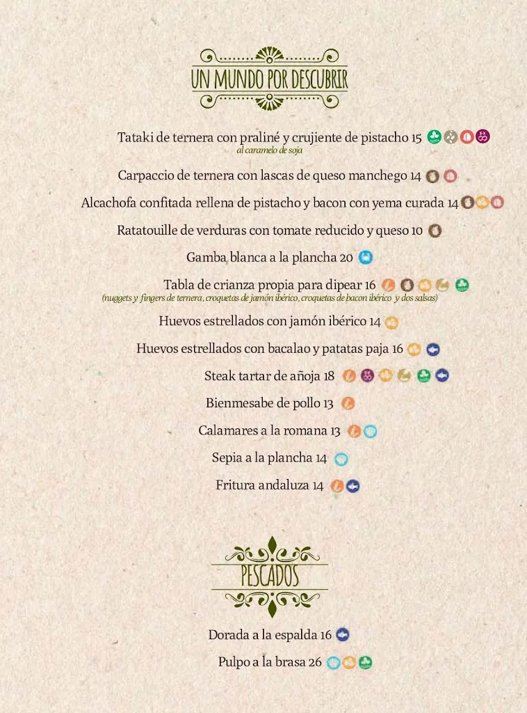 Menu_El Mesón de Luciano_Malagón_immagine_1