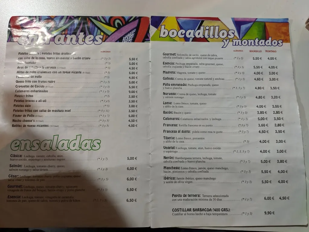 Menu_GELATERIA TUTTI FRUTTI PIZZERIA_Manzanares_immagine_2