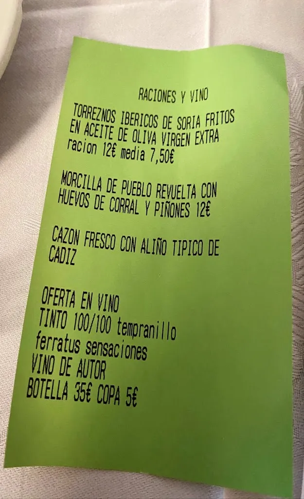 Menu_La Charca Verde_Manzanares_immagine_2