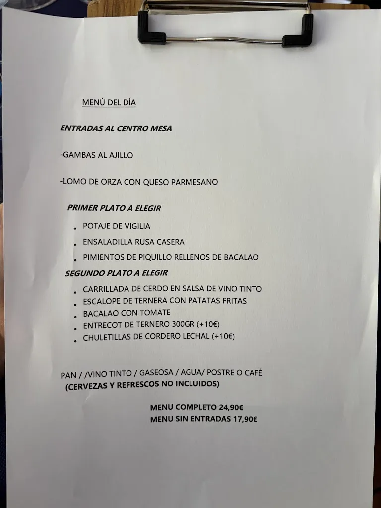 Menu_Restaurante Mesón Casa Loren_Miguelturra_immagine_1