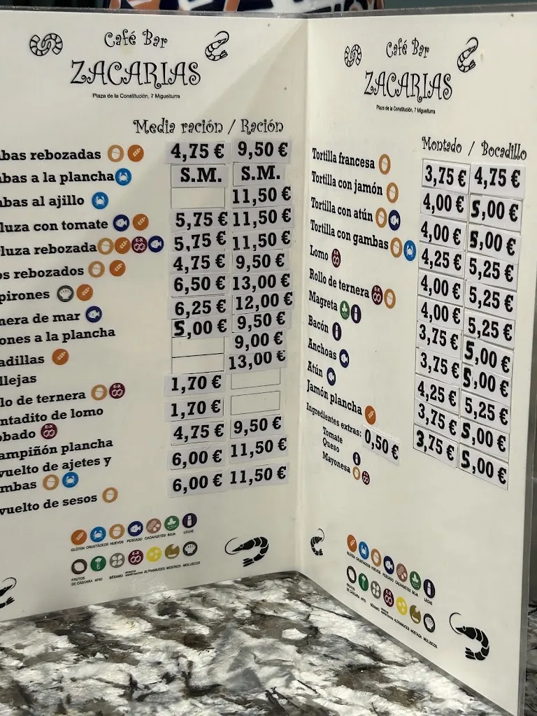 Menu_Bar Zacarías_Miguelturra_image_2