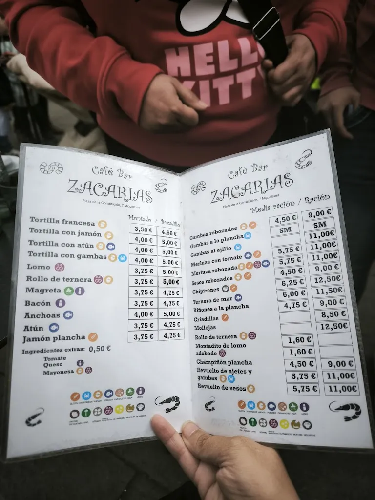 Menu_Bar Zacarías_Miguelturra_image_3