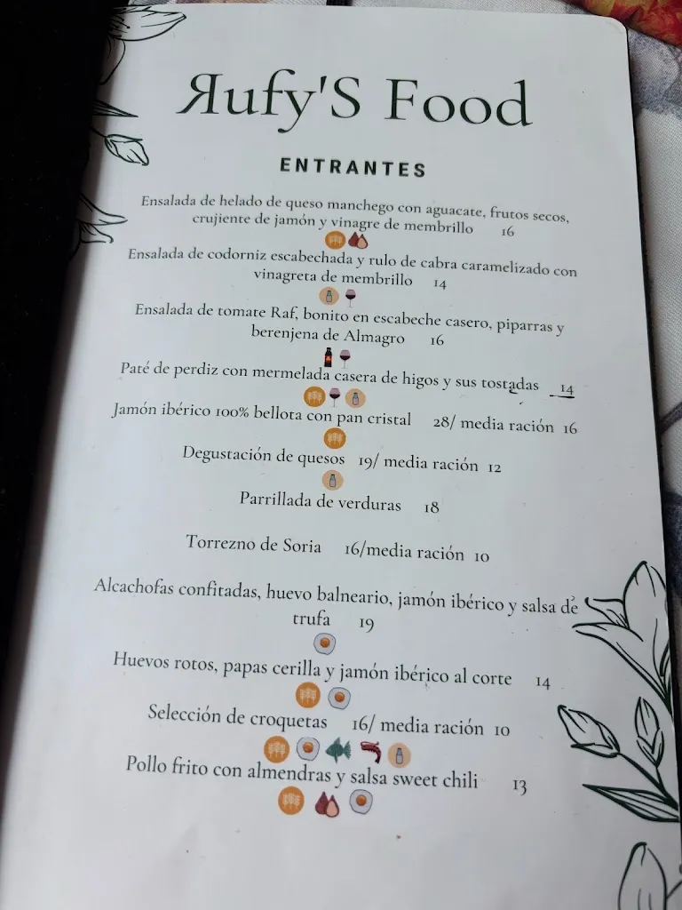Menu_Restaurante Rufy'S Neotaberna_Daimiel_immagine_1