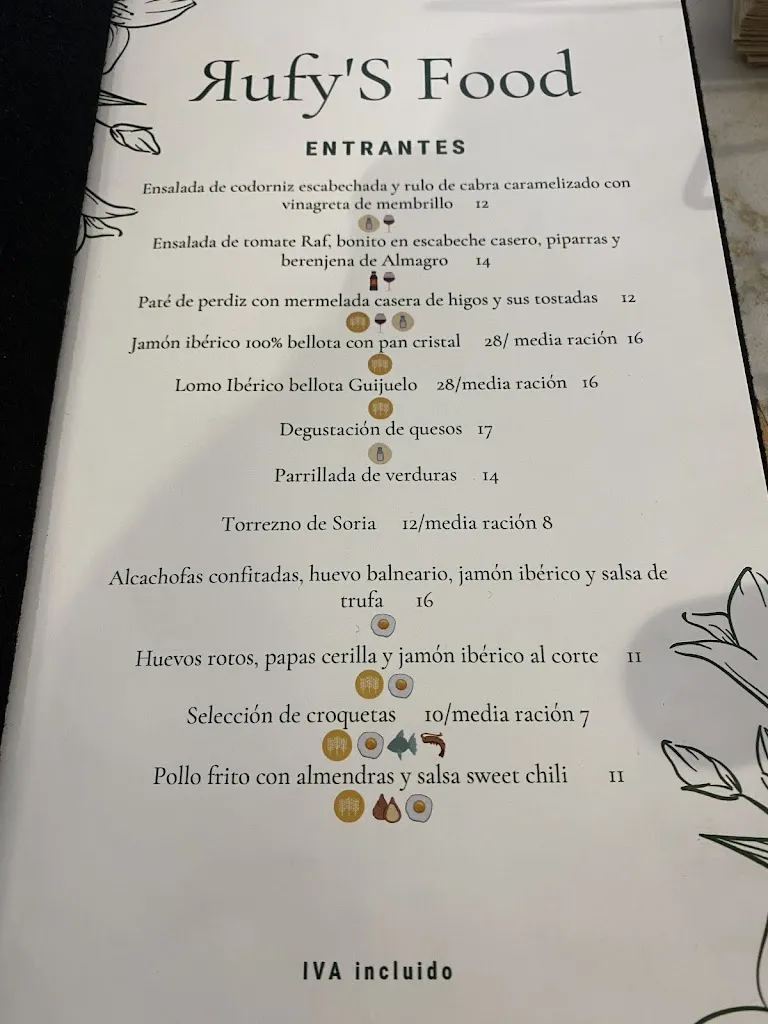 Menu_Restaurante Rufy'S Neotaberna_Daimiel_immagine_4