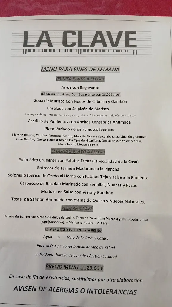 Menu_Restaurante La Clave_Daimiel_image_1