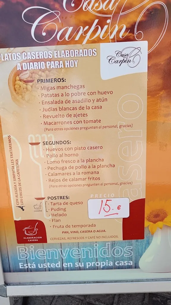 Menu_Casa Carpin Restaurante - Tapas_Daimiel_image_1