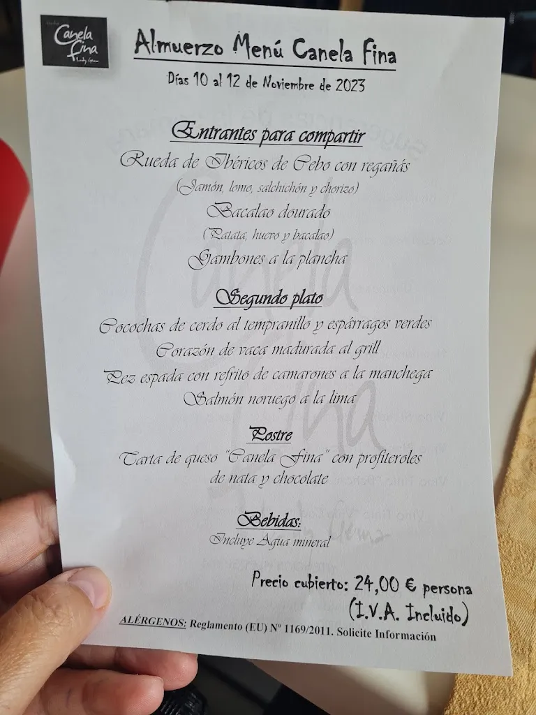 Menu_Bar restaurante Canela Fina _Daimiel_image_1