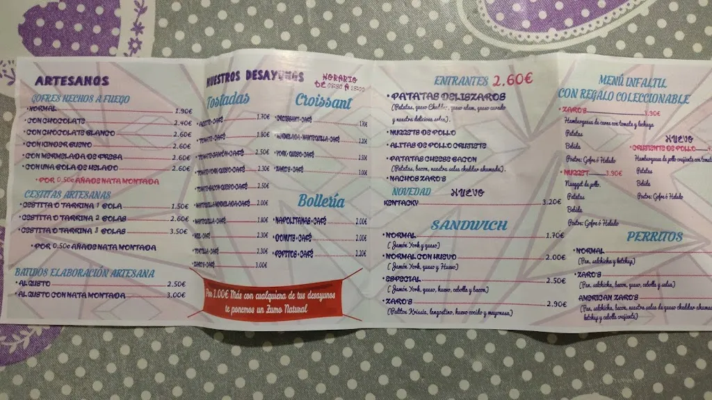 Menu_Restaurante Zaro's_Daimiel_image_2