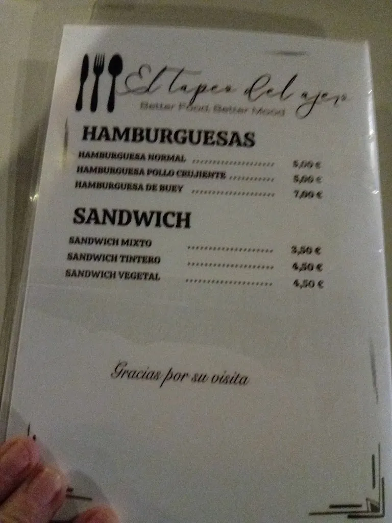 Menu_El Tapeo Del Ajero, Ayala_Daimiel_image_2