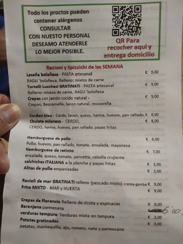 Menu_Bar Osteria da grazia_Daimiel_image_2