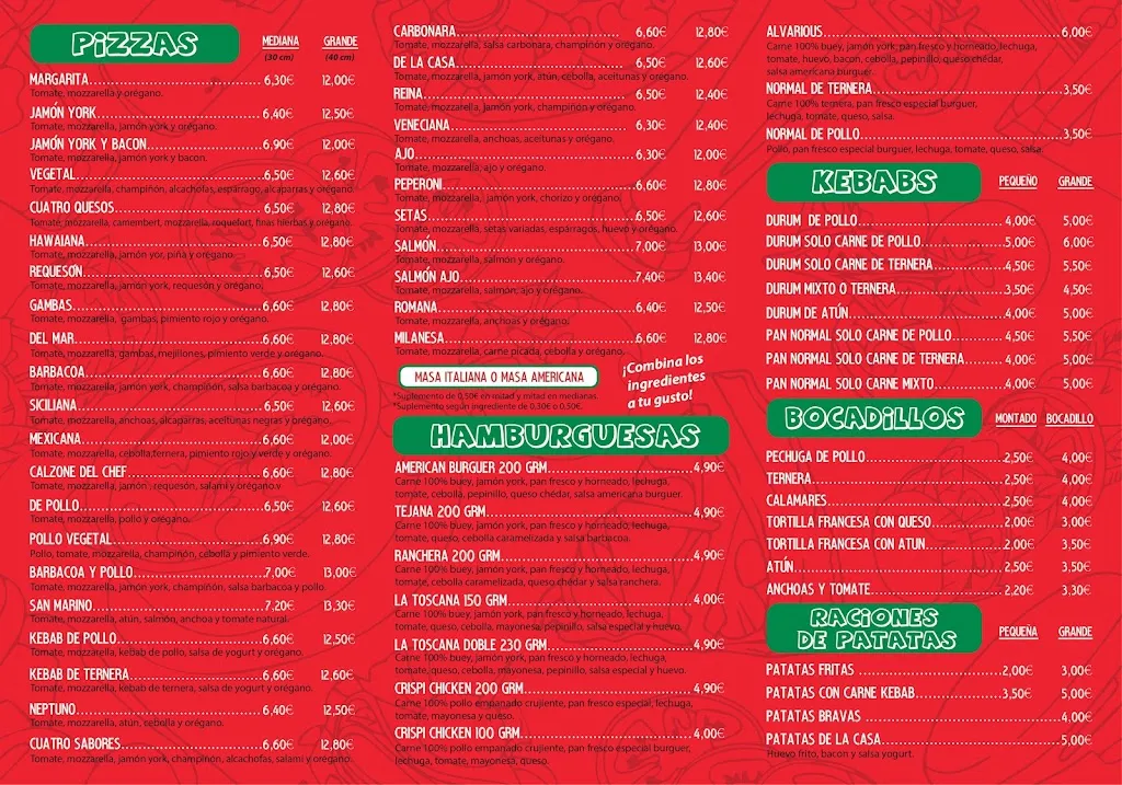 Menu_Pizzeria la toscana_Daimiel_image_4