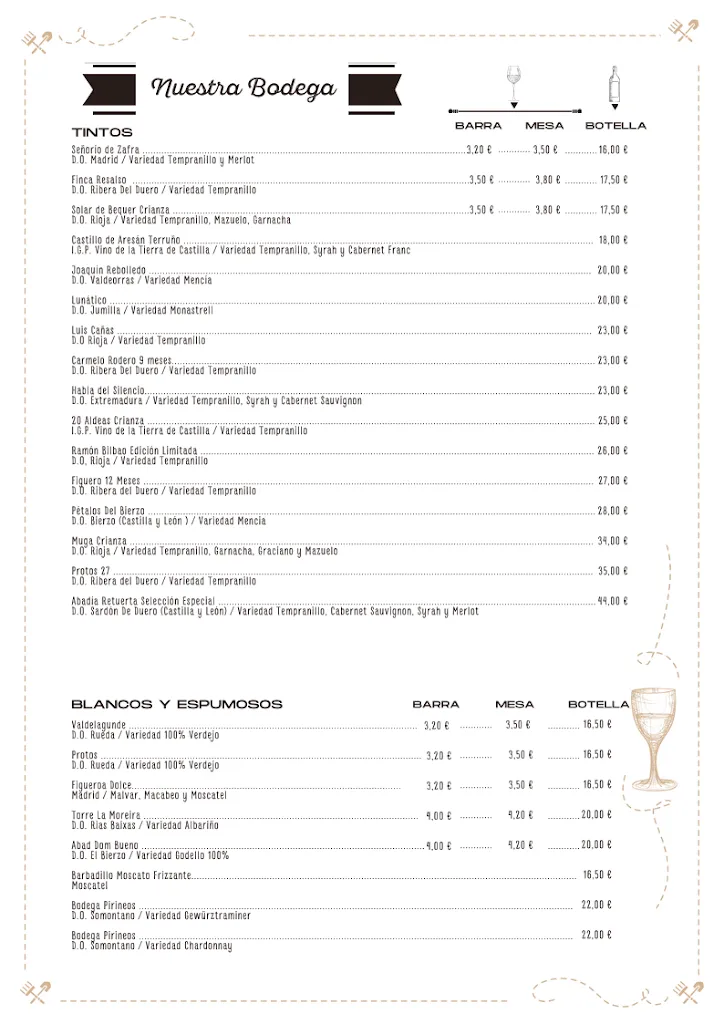 Menu_Restaurante El Granero_Daimiel_immagine_4