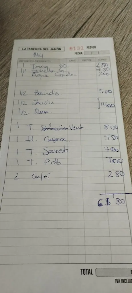 Vicent RC_TABERNA DEL JAMON_Piedrabuena_review