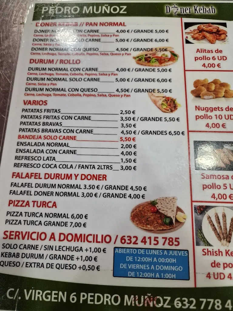 Menu_Donar kebab_Pedro Muñoz_immagine_2