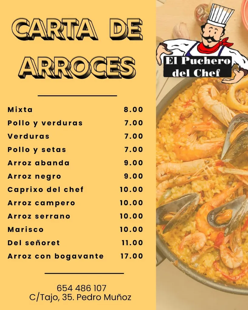 Menu_El Puchero Del Chef_Pedro Muñoz_image_1