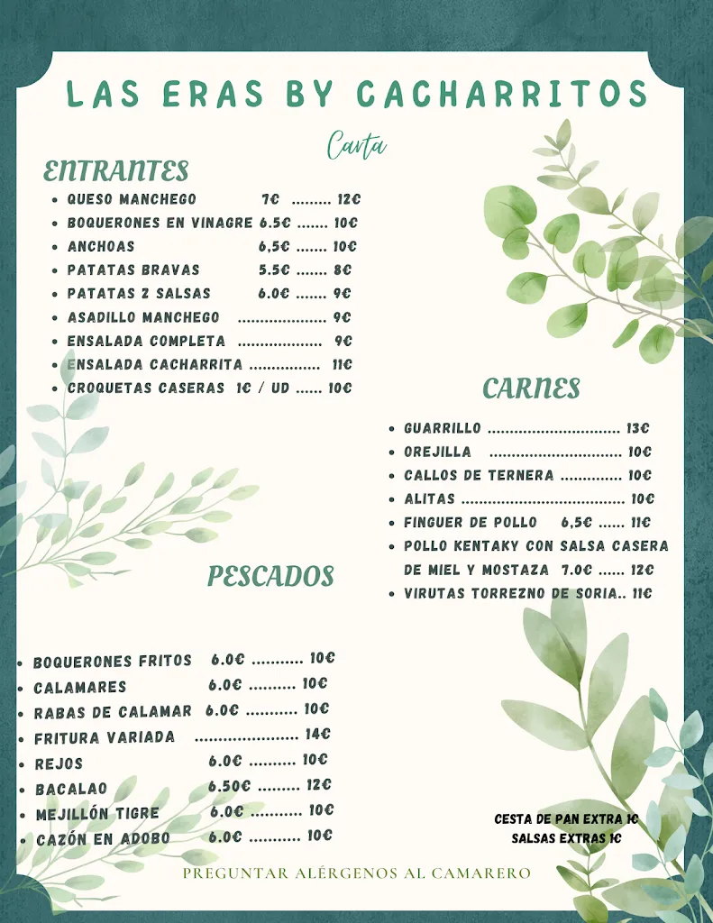 Menu_BAR RESTAURANTE 