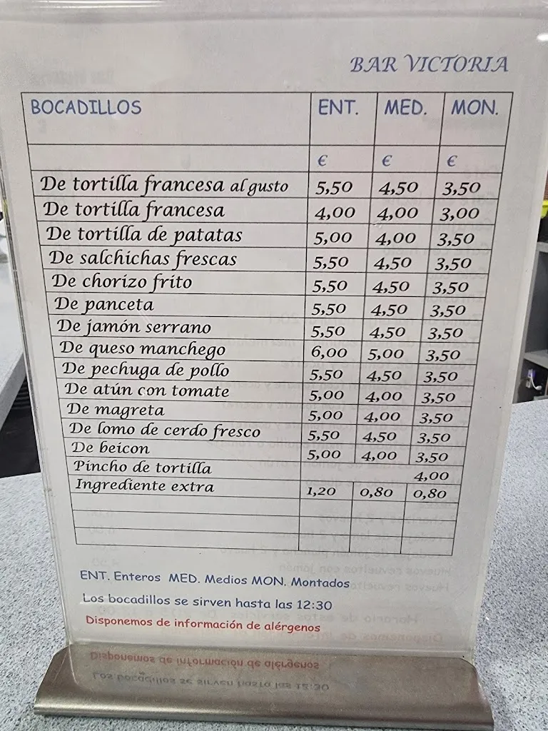 Menu_Restaurante Victoria Café-Bar_Ruidera_image_1