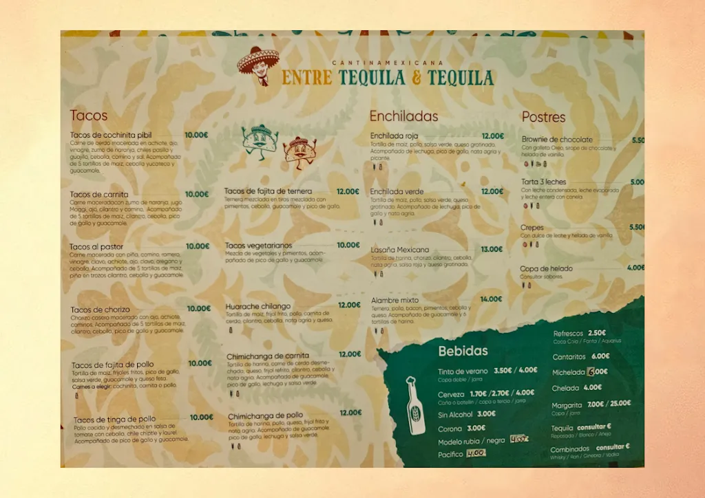Menu_Cantina Mexicana; entre Tequila & Tequila_Solana La_image_1